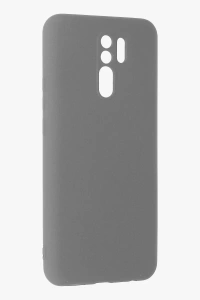 Xiaomi Redmi 9 Kılıf Nano içi Kadife Silikon - Gri