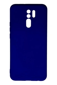 Xiaomi Redmi 9 Kılıf Nano içi Kadife Silikon - Lacivert
