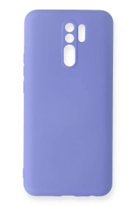 Xiaomi Redmi 9 Kılıf Nano içi Kadife Silikon - Lila