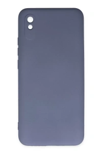 Xiaomi Redmi 9A Kılıf Nano içi Kadife Silikon - Gri