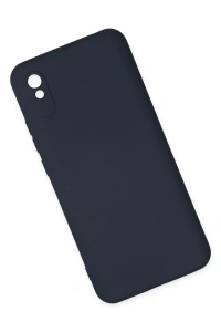 Xiaomi Redmi 9A Kılıf Nano içi Kadife Silikon - Lacivert