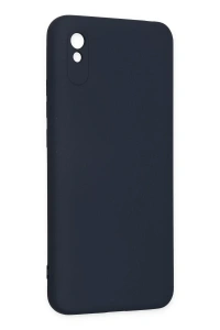 Xiaomi Redmi 9A Kılıf Nano içi Kadife Silikon - Lacivert