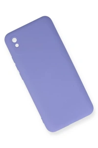 Xiaomi Redmi 9A Kılıf Nano içi Kadife Silikon - Lila