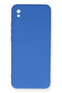 Xiaomi Redmi 9A Kılıf Nano içi Kadife Silikon - Mavi