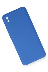 Xiaomi Redmi 9A Kılıf Nano içi Kadife Silikon - Mavi