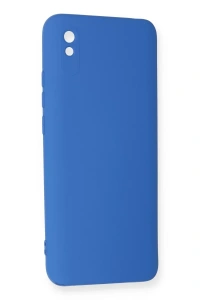 Xiaomi Redmi 9A Kılıf Nano içi Kadife Silikon - Mavi