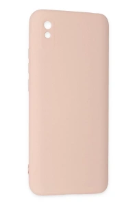 Xiaomi Redmi 9A Kılıf Nano içi Kadife Silikon - Pudra