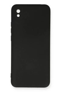 Xiaomi Redmi 9A Kılıf Nano içi Kadife Silikon - Siyah