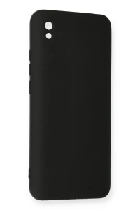 Xiaomi Redmi 9A Kılıf Nano içi Kadife Silikon - Siyah