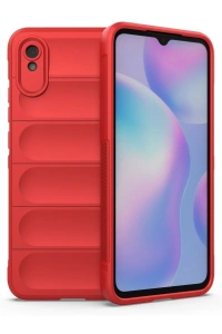 Xiaomi Redmi 9A Kılıf Optimum Silikon - Kırmızı