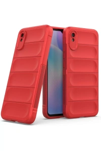 Xiaomi Redmi 9A Kılıf Optimum Silikon - Kırmızı