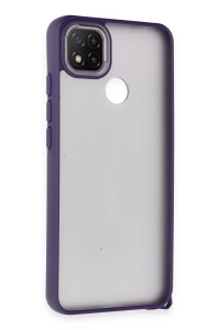 Xiaomi Redmi 9C Kılıf Elegant Kapak - Derin Mor