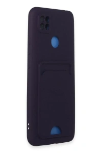 Xiaomi Redmi 9C Kılıf Kelvin Kartvizitli Silikon - Derin Mor
