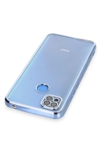 Xiaomi Redmi 9C Kılıf Lensli Silikon - Açık Mavi