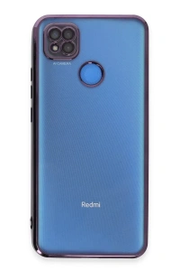 Xiaomi Redmi 9C Kılıf Lensli Silikon - Mor