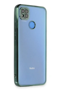 Xiaomi Redmi 9C Kılıf Lensli Silikon - Yeşil