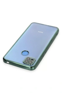 Xiaomi Redmi 9C Kılıf Lensli Silikon - Yeşil