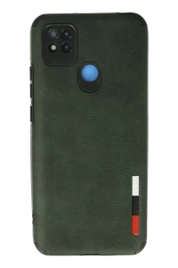 Xiaomi Redmi 9C Kılıf Loop Deri Silikon - Yeşil