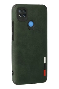 Xiaomi Redmi 9C Kılıf Loop Deri Silikon - Yeşil