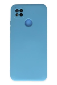 Xiaomi Redmi 9C Kılıf Nano içi Kadife Silikon - Mavi