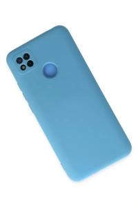 Xiaomi Redmi 9C Kılıf Nano içi Kadife Silikon - Mavi