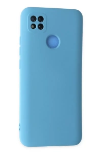 Xiaomi Redmi 9C Kılıf Nano içi Kadife Silikon - Mavi