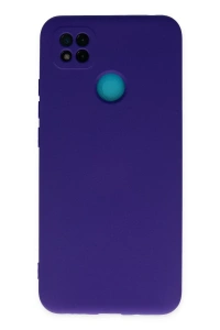 Xiaomi Redmi 9C Kılıf Nano içi Kadife Silikon - Mor