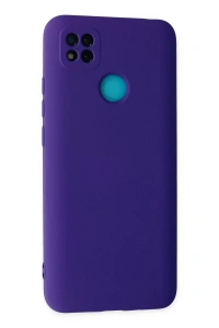 Xiaomi Redmi 9C Kılıf Nano içi Kadife Silikon - Mor