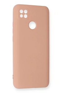 Xiaomi Redmi 9C Kılıf Nano içi Kadife Silikon - Pudra