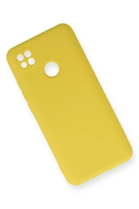 Xiaomi Redmi 9C Kılıf Nano içi Kadife Silikon - Sarı