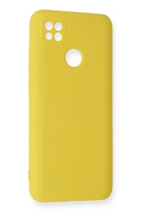 Xiaomi Redmi 9C Kılıf Nano içi Kadife Silikon - Sarı
