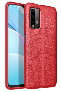 Xiaomi Redmi 9T Kılıf Auto Focus Kapak - Kırmızı