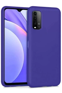 Xiaomi Redmi 9T Kılıf Nano içi Kadife Silikon - Mor