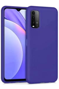 Xiaomi Redmi 9T Kılıf Nano içi Kadife Silikon - Mor