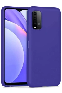 Xiaomi Redmi 9T Kılıf Nano içi Kadife Silikon - Mor