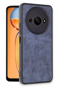 Xiaomi Redmi A3 4G Kılıf Aras Deri Kapak - Lacivert