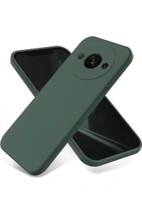 Xiaomi Redmi A3 4G Kılıf First Silikon - Koyu Yeşil