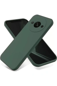 Xiaomi Redmi A3 4G Kılıf First Silikon - Koyu Yeşil