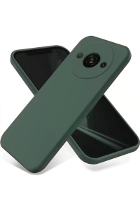 Xiaomi Redmi A3 4G Kılıf First Silikon - Koyu Yeşil