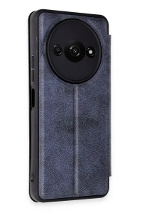 Xiaomi Redmi A3 4G Kılıf Flip Cover - Lacivert