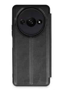 Xiaomi Redmi A3 4G Kılıf Flip Cover - Siyah