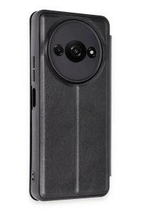 Xiaomi Redmi A3 4G Kılıf Flip Cover - Siyah