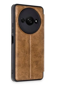 Xiaomi Redmi A3 4G Kılıf Flip Cover - Taba