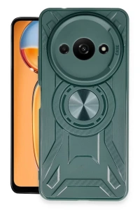 Xiaomi Redmi A3 4G Kılıf Lincoln Silikon - Koyu Yeşil