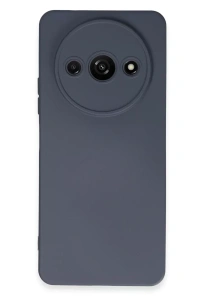 Xiaomi Redmi A3 4G Kılıf Nano içi Kadife Silikon - Gri