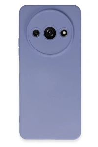 Xiaomi Redmi A3 4G Kılıf Nano içi Kadife Silikon - Lila