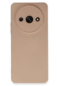 Xiaomi Redmi A3 4G Kılıf Nano içi Kadife Silikon - Pudra