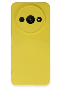 Xiaomi Redmi A3 4G Kılıf Nano içi Kadife Silikon - Sarı