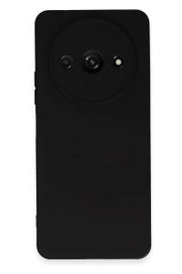 Xiaomi Redmi A3 4G Kılıf Nano içi Kadife Silikon - Siyah