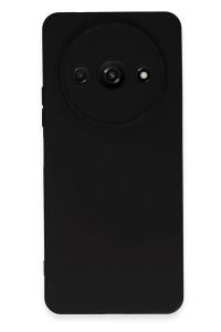 Xiaomi Redmi A3 4G Kılıf Nano içi Kadife Silikon - Siyah